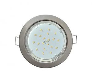 Ecola GX53 Н4 Downlight without reflector_satin chrome (светильник) 38х106