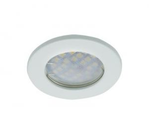 Ecola Light MR16 DL90 GU5.3 Светильник встр. плоский Белый 30х80 FW1611EFY