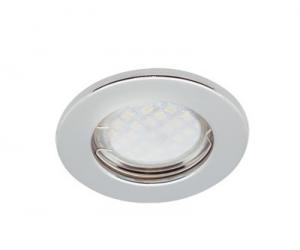 Ecola Light MR16 DL90 GU5.3 Светильник встр. плоский Хром 30х80 (kd74)