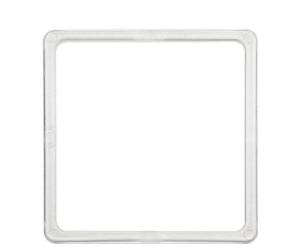 Квадрат протекторный LED 120х120 мм прозрачный PROFI