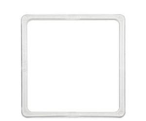Квадрат протекторный LED 180х180 мм прозрачный PROFI